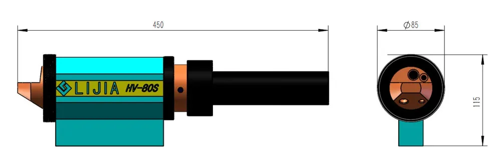 HV-8000H - Сверхзвуковая система газопламенного напыления для внутренних отверстий xg (10)