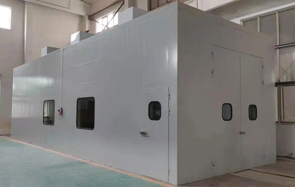 На рисунке выше: звукоизолирующая распылительная камера